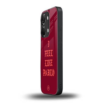 i feel like pablo back phone cover | glass case for oneplus nord 3