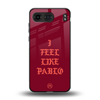 i feel like pablo back phone cover | glass case for oneplus nord 4