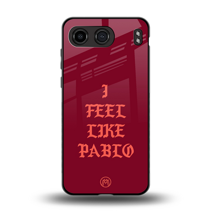 i feel like pablo back phone cover | glass case for oneplus nord 4