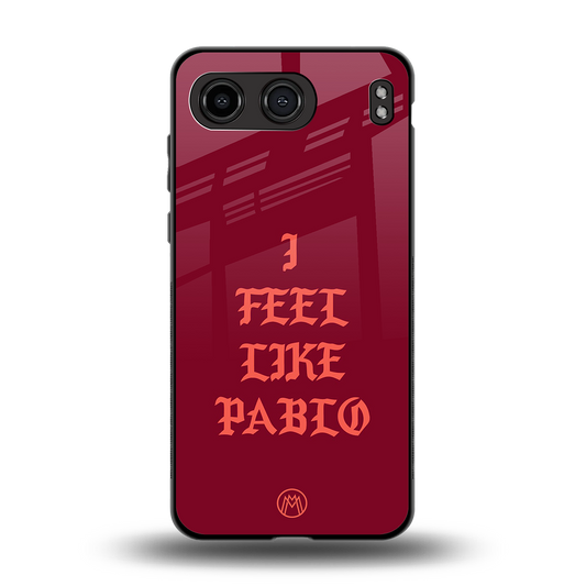 i feel like pablo back phone cover | glass case for oneplus nord 4