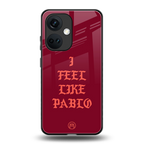i feel like pablo back phone cover | glass case for oneplus nord ce 3