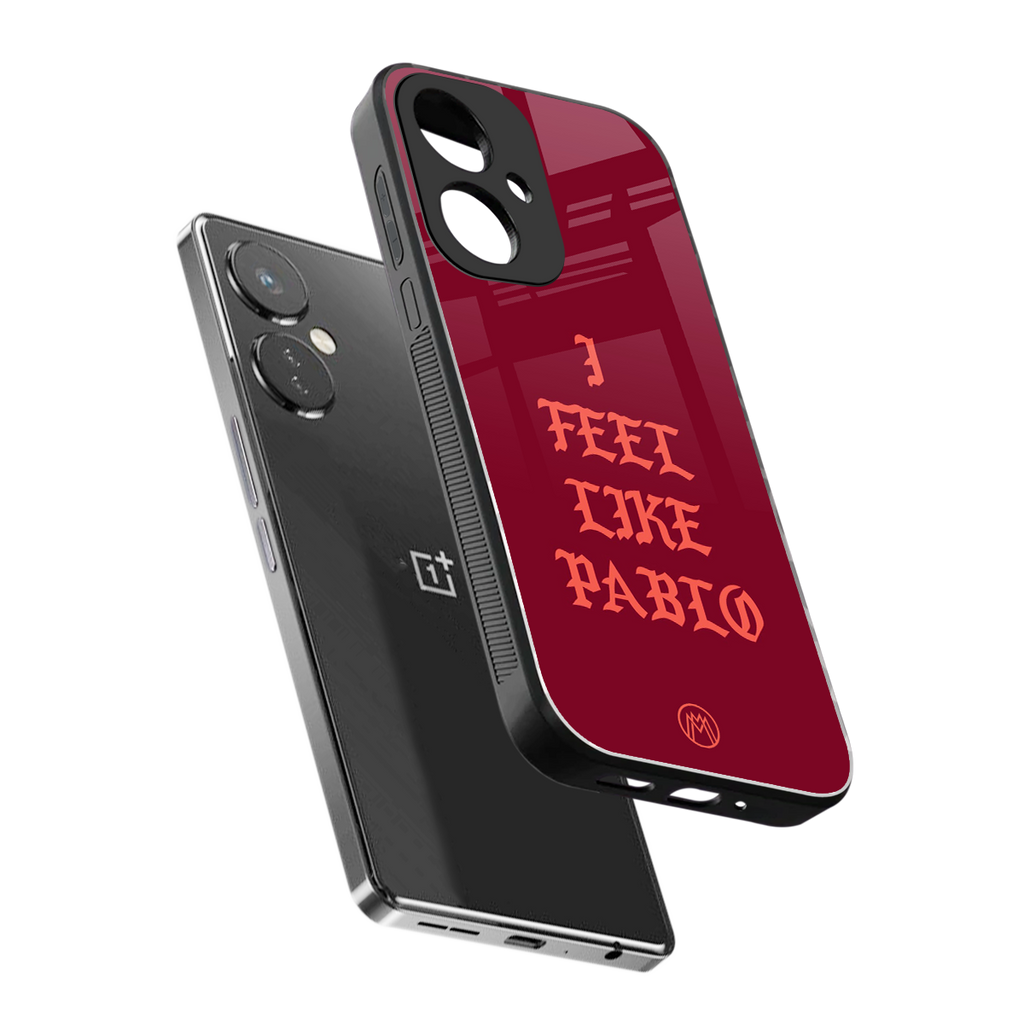 i feel like pablo back phone cover | glass case for oneplus nord ce 3