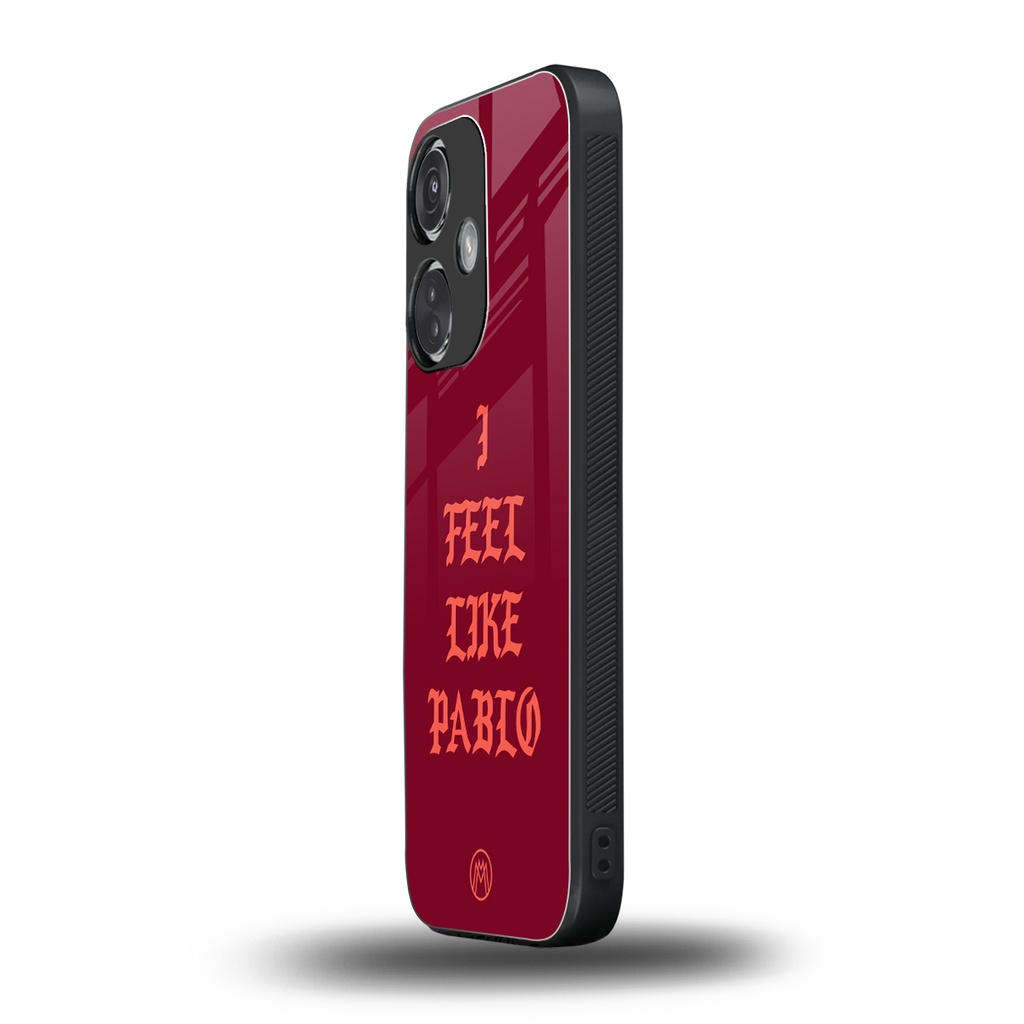 i feel like pablo back phone cover | glass case for oneplus nord ce 3