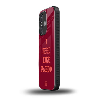 i feel like pablo back phone cover | glass case for oneplus nord ce 3