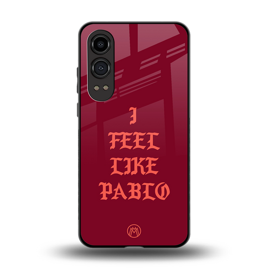 i feel like pablo back phone cover | glass case for oneplus nord ce 4 lite