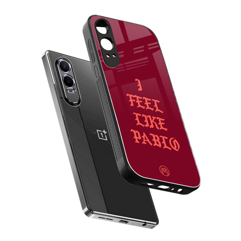 i feel like pablo back phone cover | glass case for oneplus nord ce 4 lite