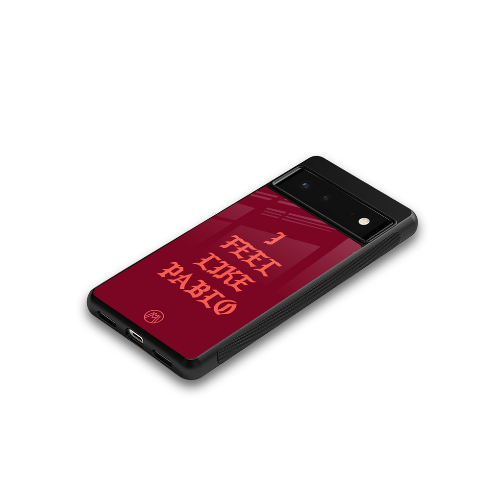 i feel like pablo back phone cover | glass case for google pixel 6