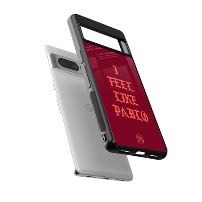 i feel like pablo back phone cover | glass case for google pixel 7 pro