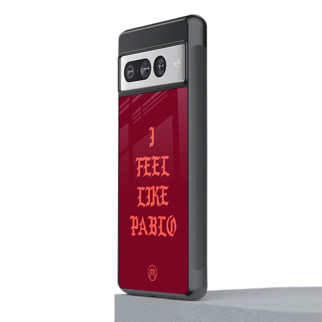 i feel like pablo back phone cover | glass case for google pixel 7 pro