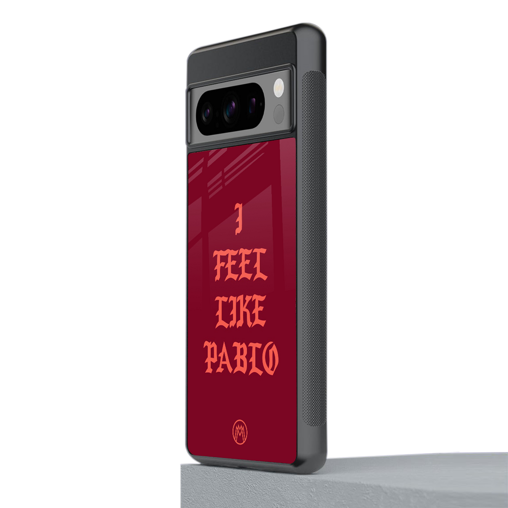 i feel like pablo back phone cover | glass case for google pixel 8 pro