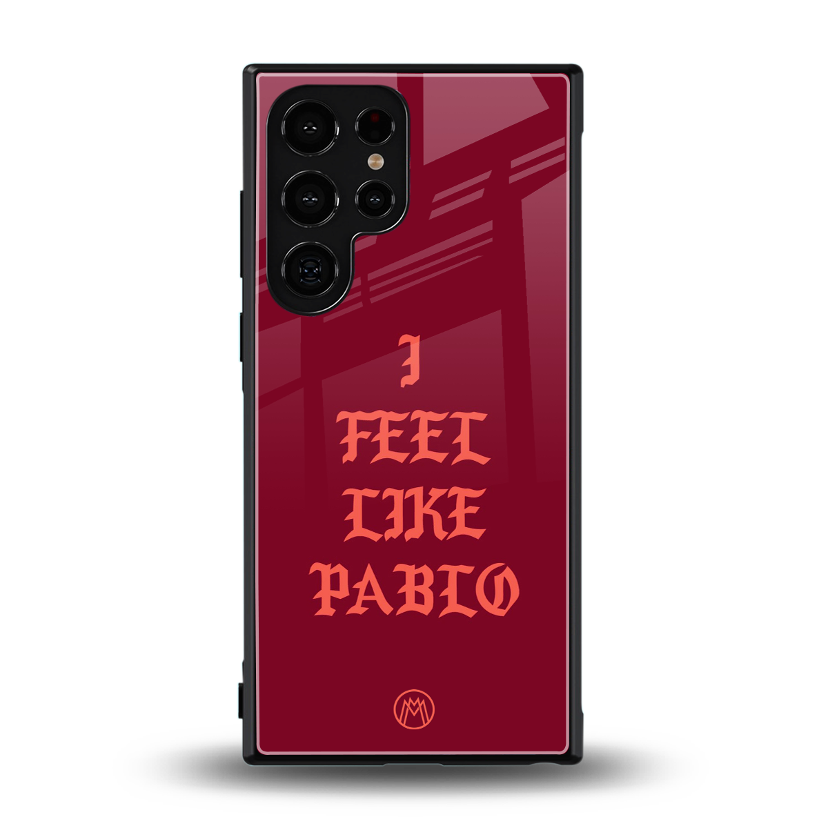 i feel like pablo back phone cover | glass case for samsung galaxy s23 ultra
