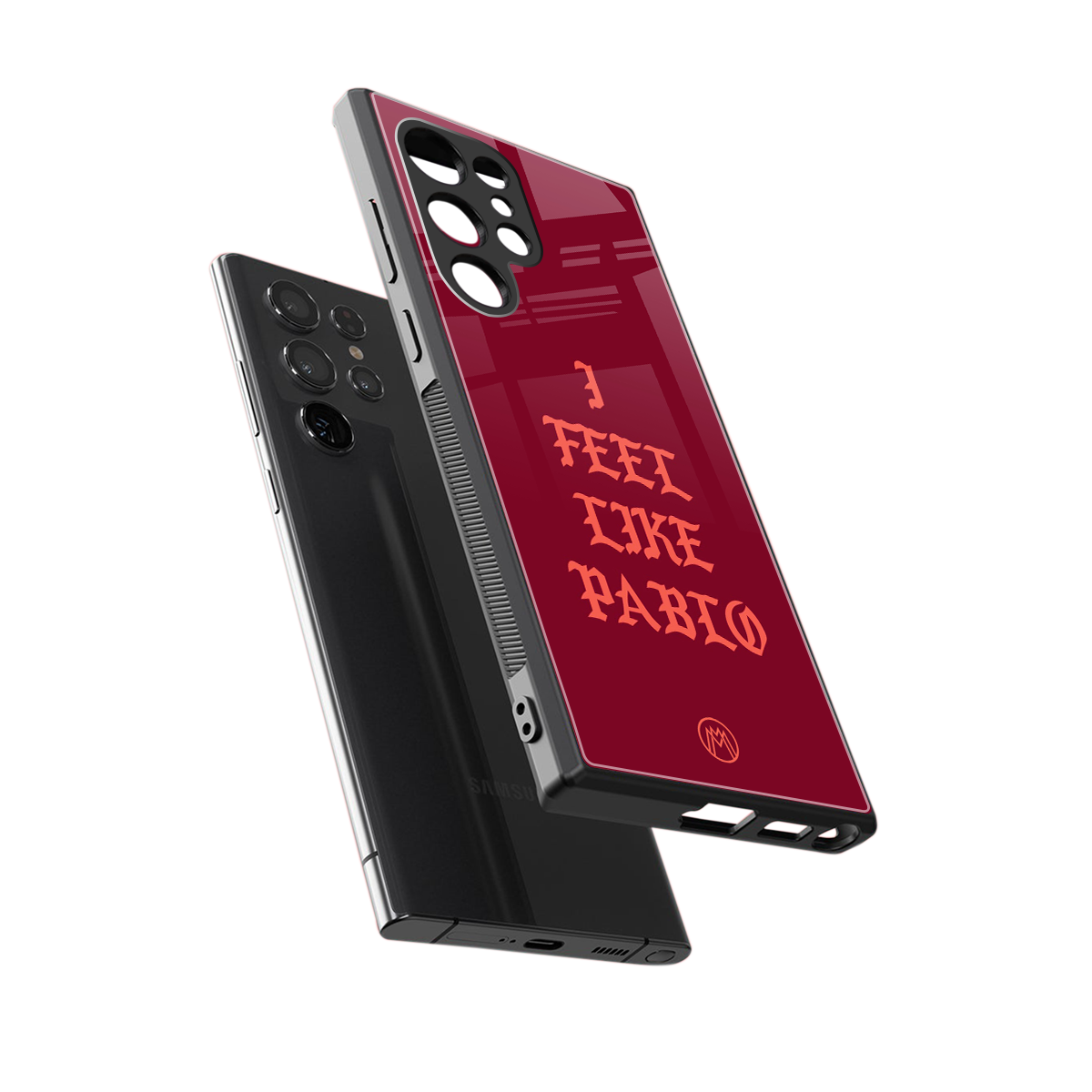 i feel like pablo back phone cover | glass case for samsung galaxy s23 ultra