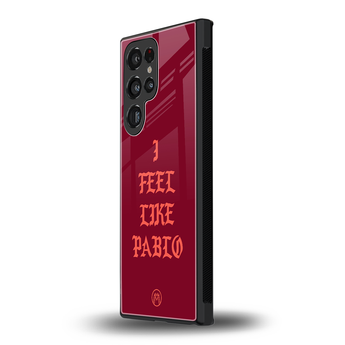 i feel like pablo back phone cover | glass case for samsung galaxy s23 ultra