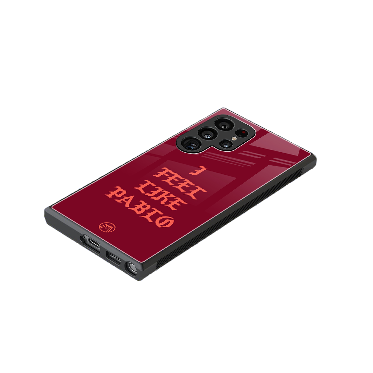 i feel like pablo back phone cover | glass case for samsung galaxy s23 ultra