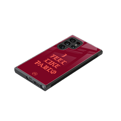 i feel like pablo back phone cover | glass case for samsung galaxy s23 ultra