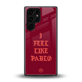 i feel like pablo back phone cover | glass case for samsung galaxy s25 ultra