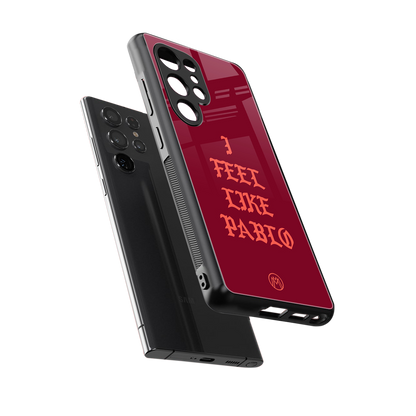 i feel like pablo back phone cover | glass case for samsung galaxy s25 ultra