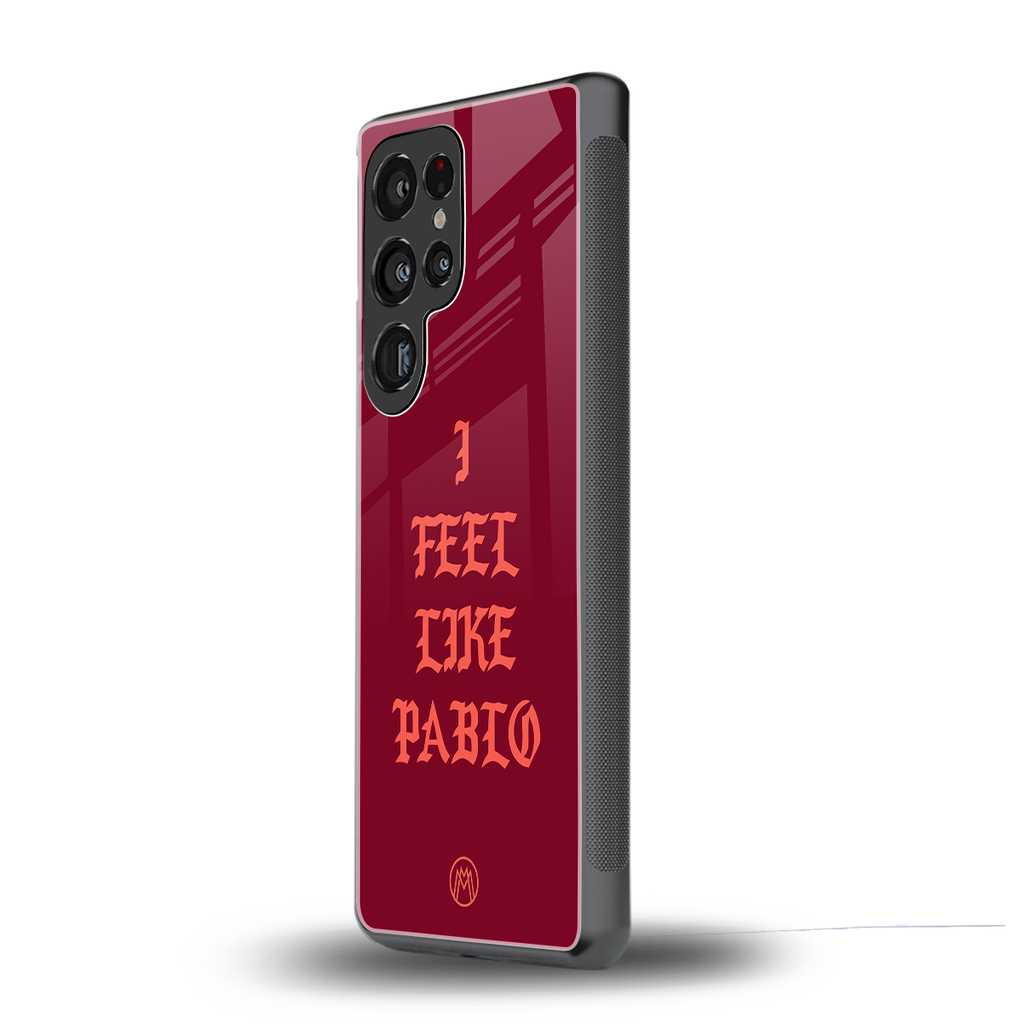 i feel like pablo back phone cover | glass case for samsung galaxy s25 ultra