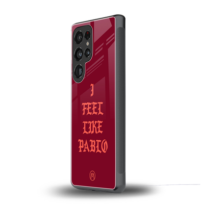i feel like pablo back phone cover | glass case for samsung galaxy s25 ultra