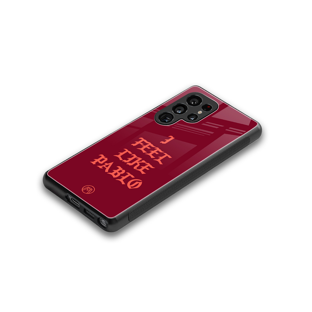 i feel like pablo back phone cover | glass case for samsung galaxy s25 ultra