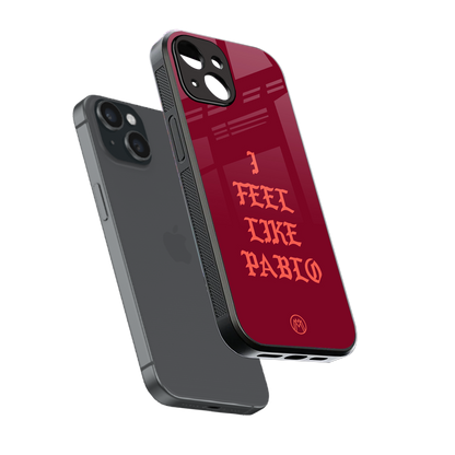 i feel like pablo back phone cover | glass case for iphone 15