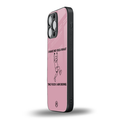 i have no idea back phone cover | glass case for iphone 13 pro max
