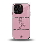 i have no idea back phone cover | glass case for iphone 13 pro