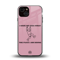 i have no idea back phone cover | glass case for iphone 13