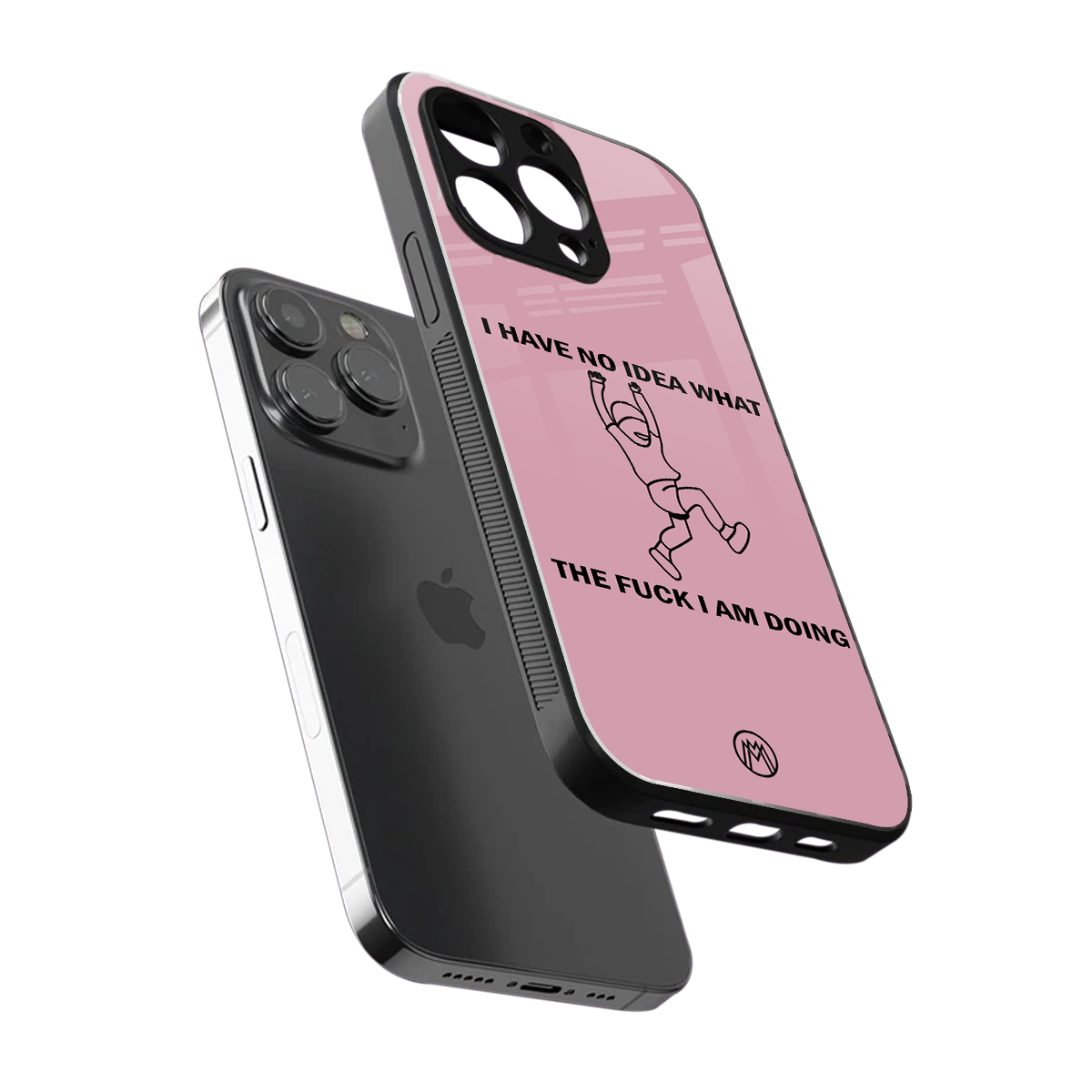 i have no idea back phone cover | glass case for iphone 15 pro max