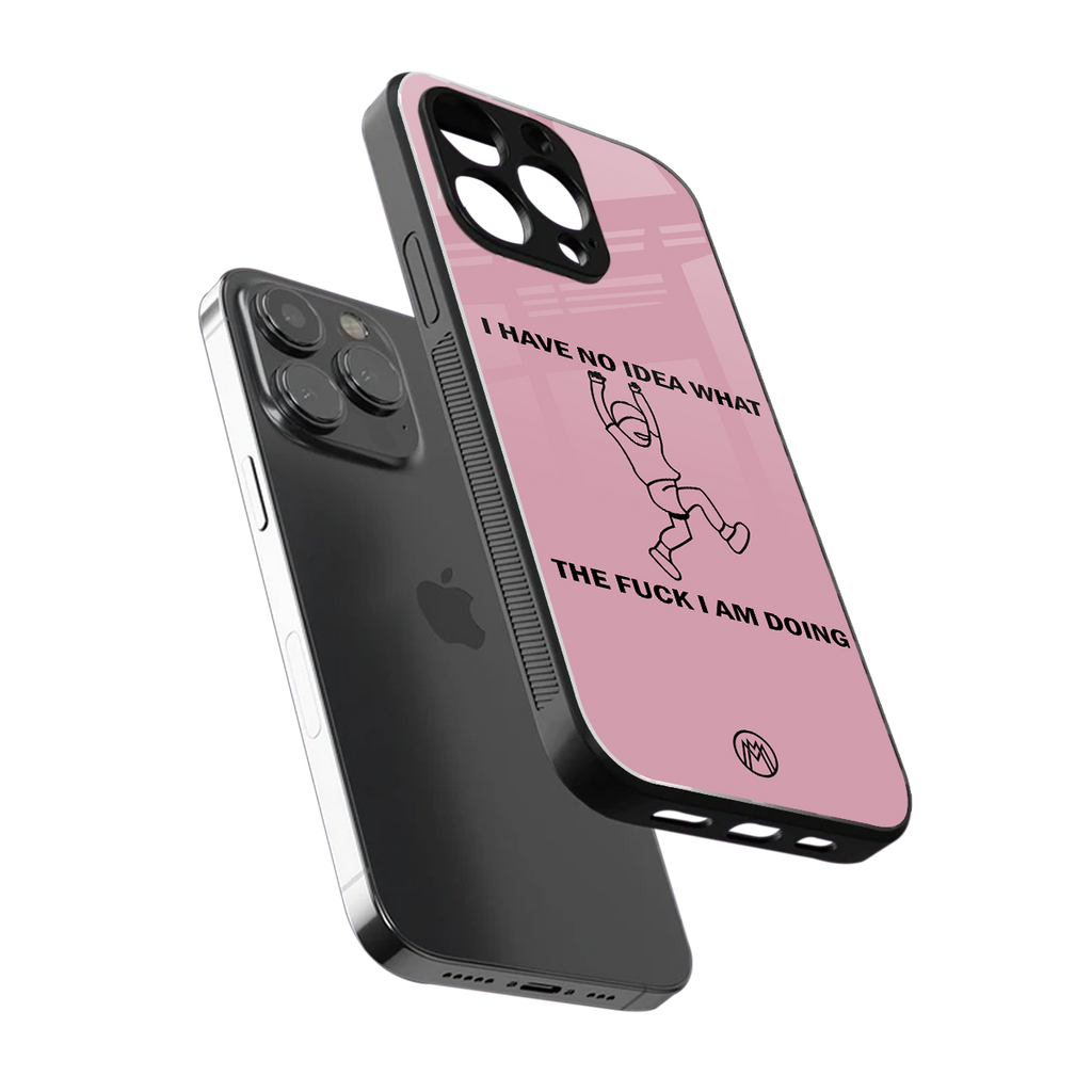 i have no idea back phone cover | glass case for iphone 14 pro max