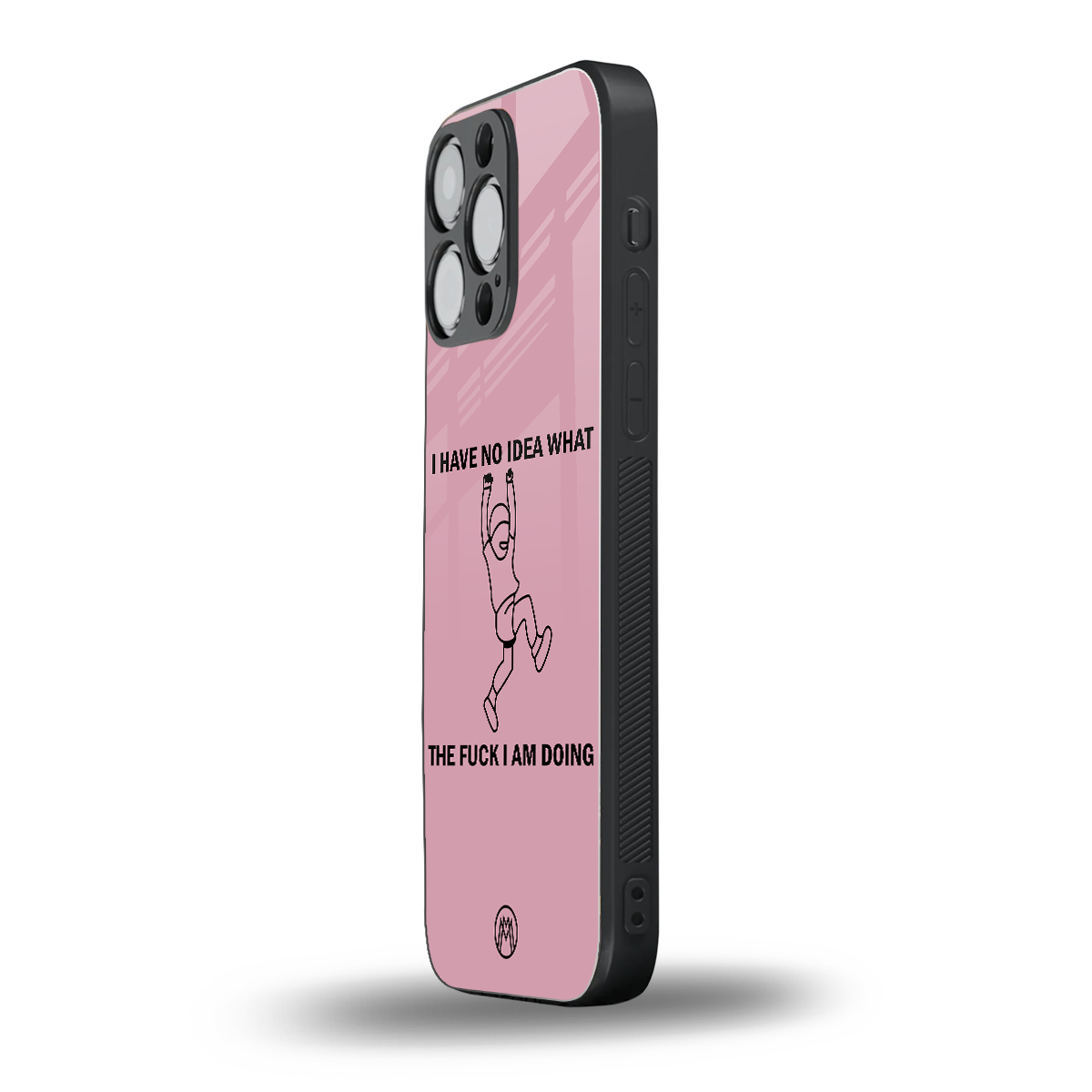 i have no idea back phone cover | glass case for iphone 15 pro max