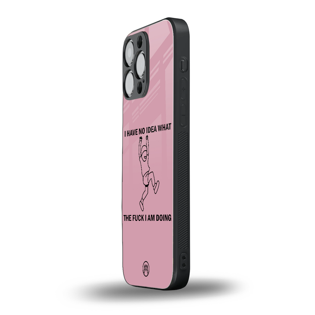 i have no idea back phone cover | glass case for iphone 14 pro max