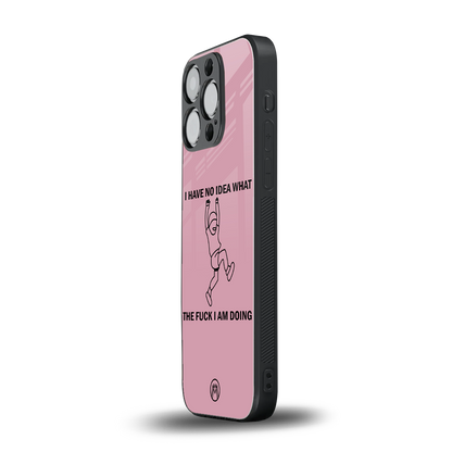 i have no idea back phone cover | glass case for iphone 14 pro