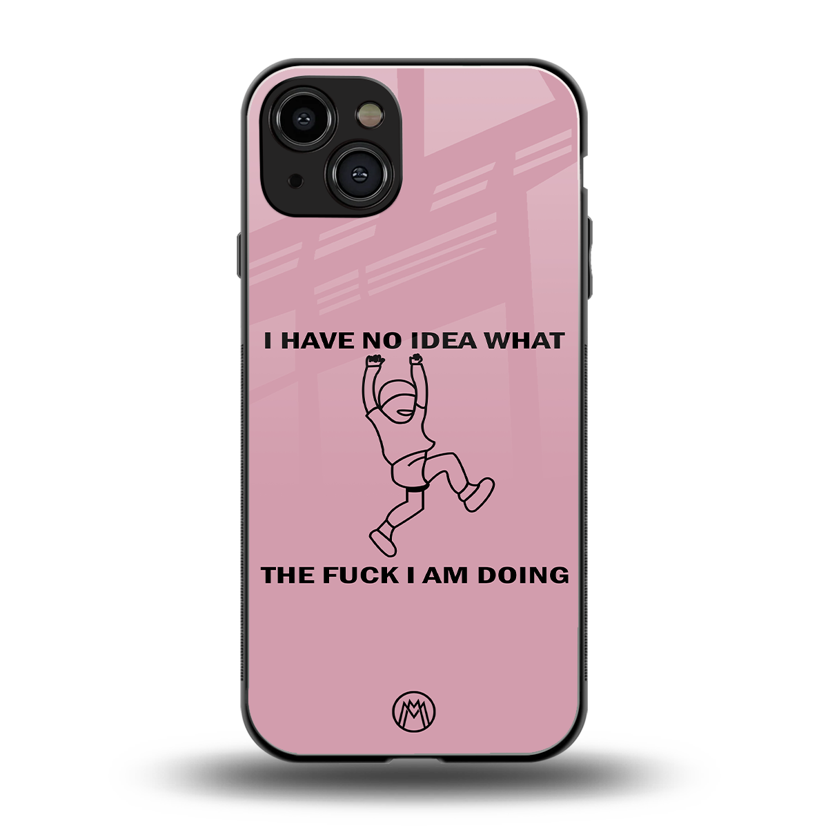 i have no idea back phone cover | glass case for iphone 15