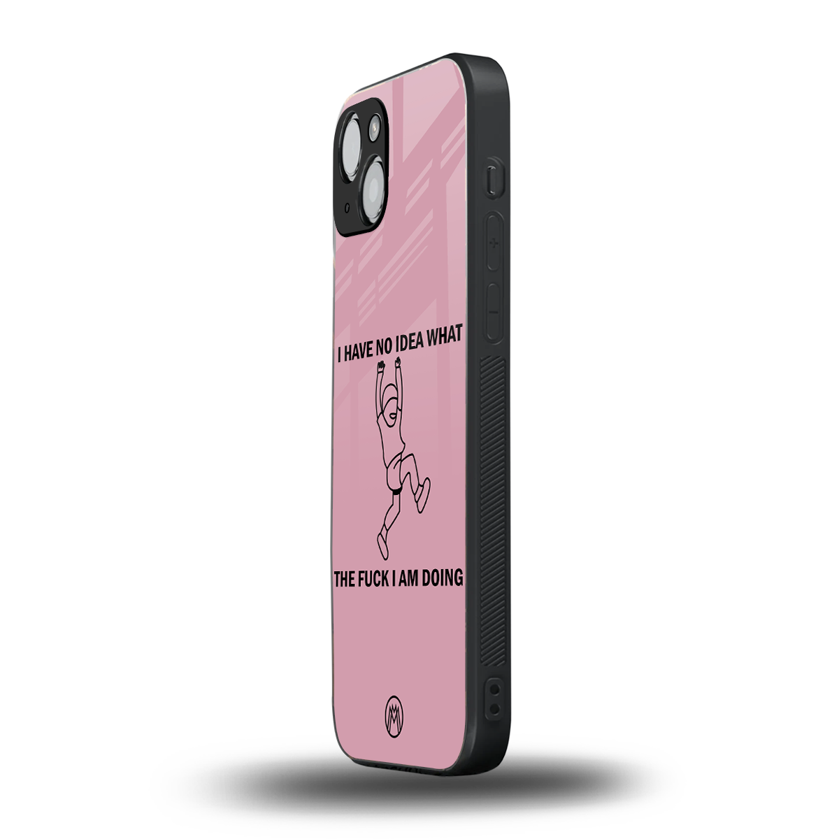 i have no idea back phone cover | glass case for iphone 15