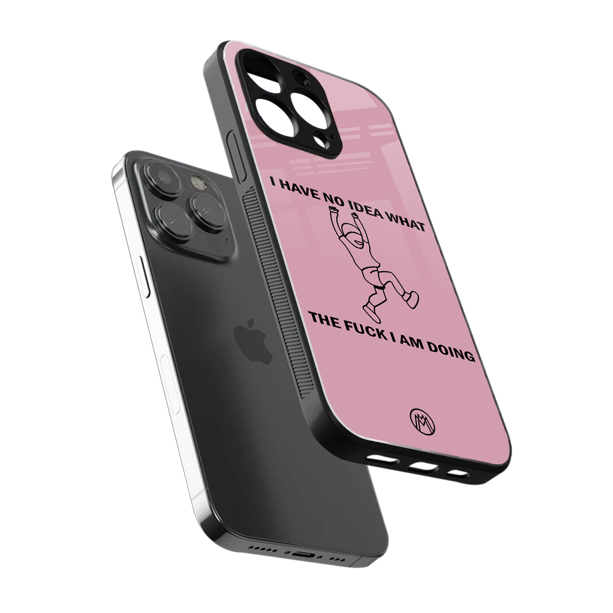 i have no idea back phone cover | glass case for iphone 15 pro