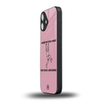 i have no idea back phone cover | glass case for iphone 16 plus
