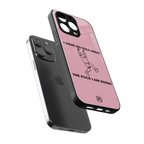 i have no idea back phone cover | glass case for iphone 16 pro