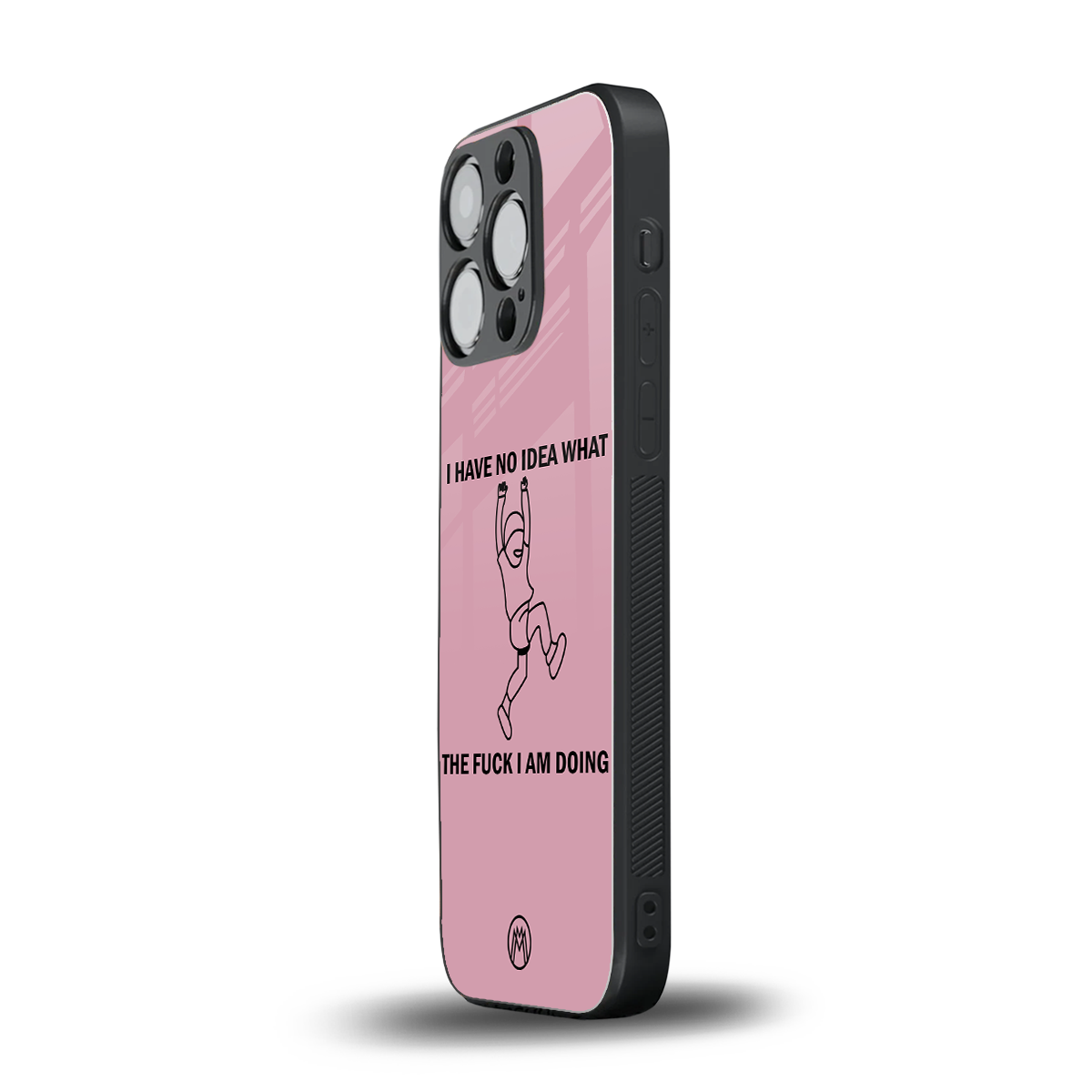 i have no idea back phone cover | glass case for iphone 16 pro