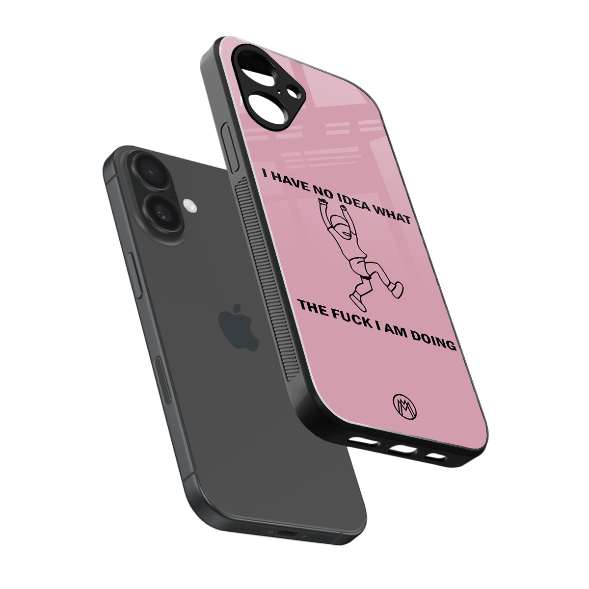 i have no idea back phone cover | glass case for iphone 16