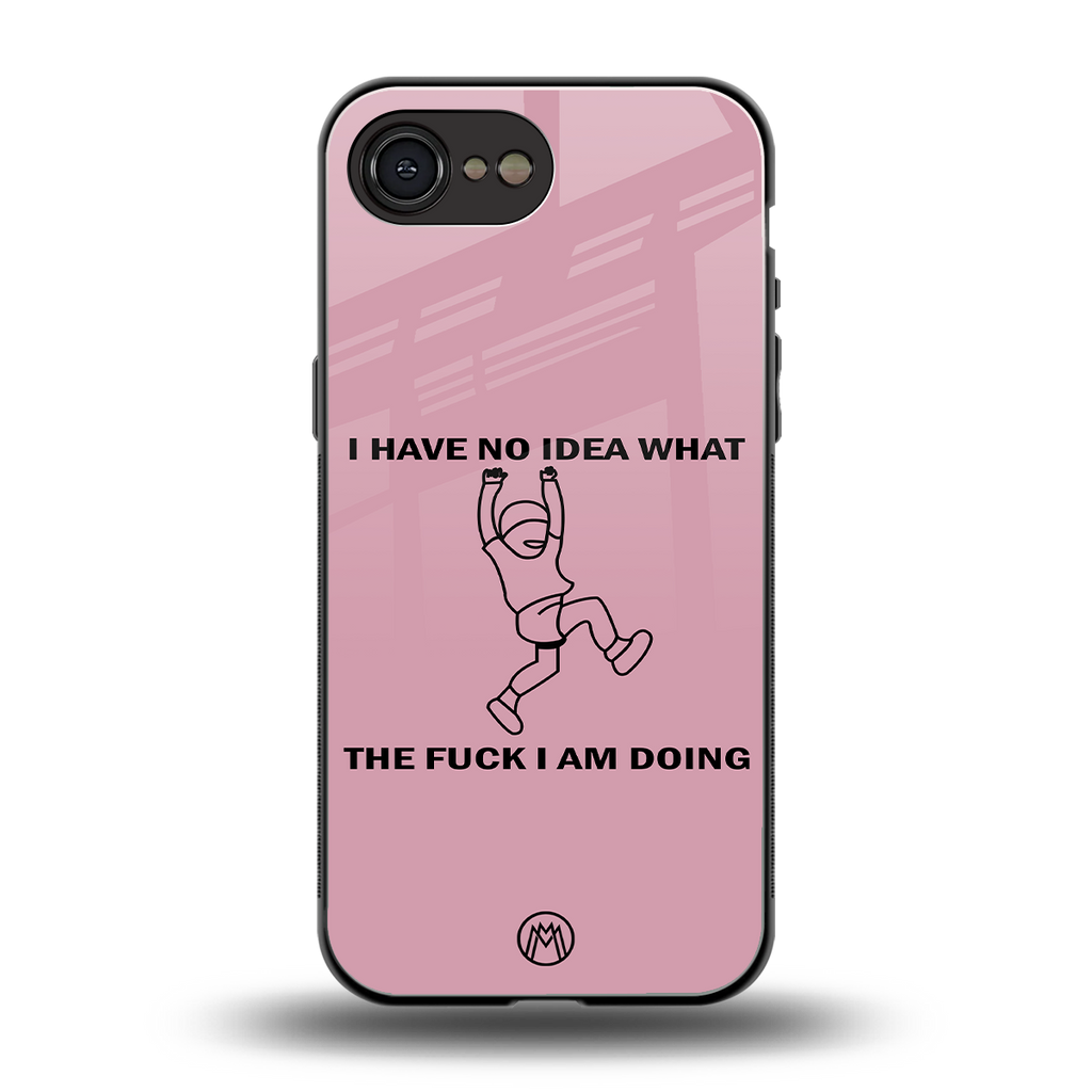 i have no idea back phone cover | glass case for iphone 16e