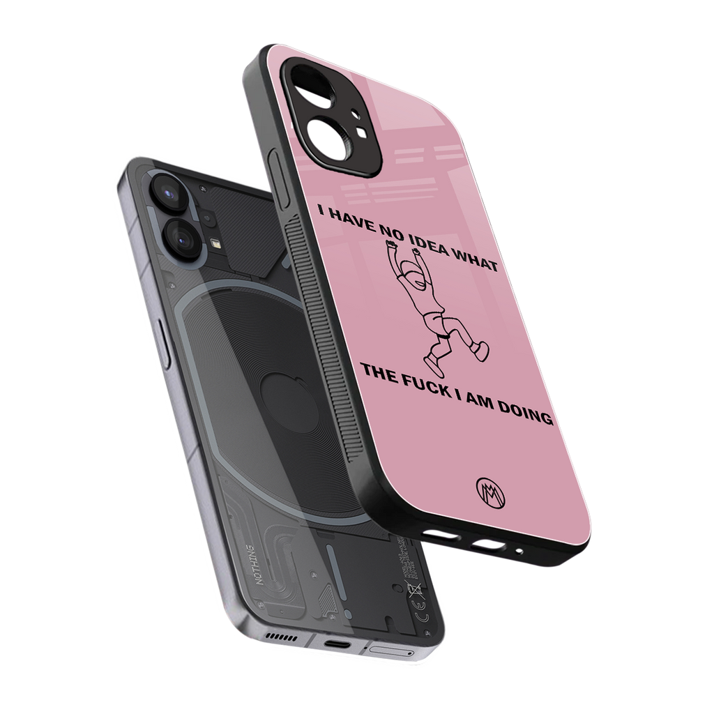 i have no idea back phone cover | glass case for nothing phone 1