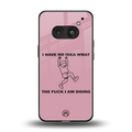 i have no idea back phone cover | glass case for nothing phone 2a