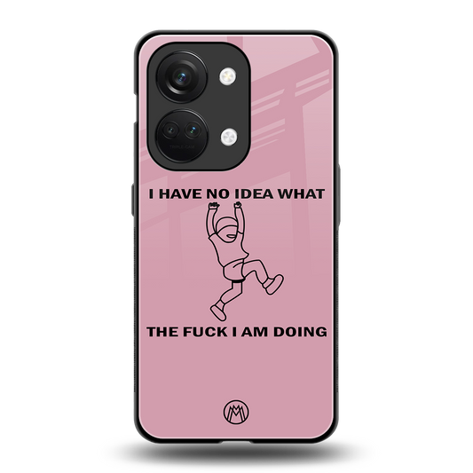 i have no idea back phone cover | glass case for oneplus nord 3