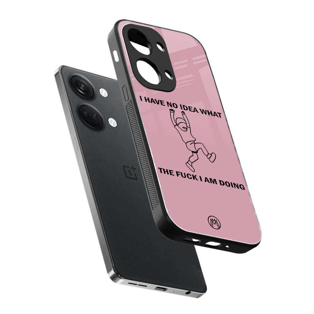 i have no idea back phone cover | glass case for oneplus nord 3