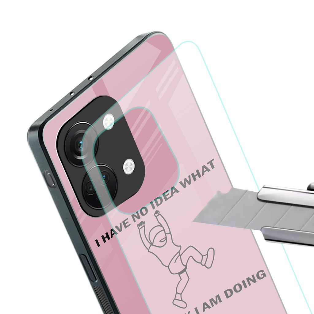 i have no idea back phone cover | glass case for oneplus nord 3