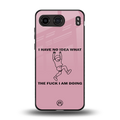 i have no idea back phone cover | glass case for oneplus nord 4