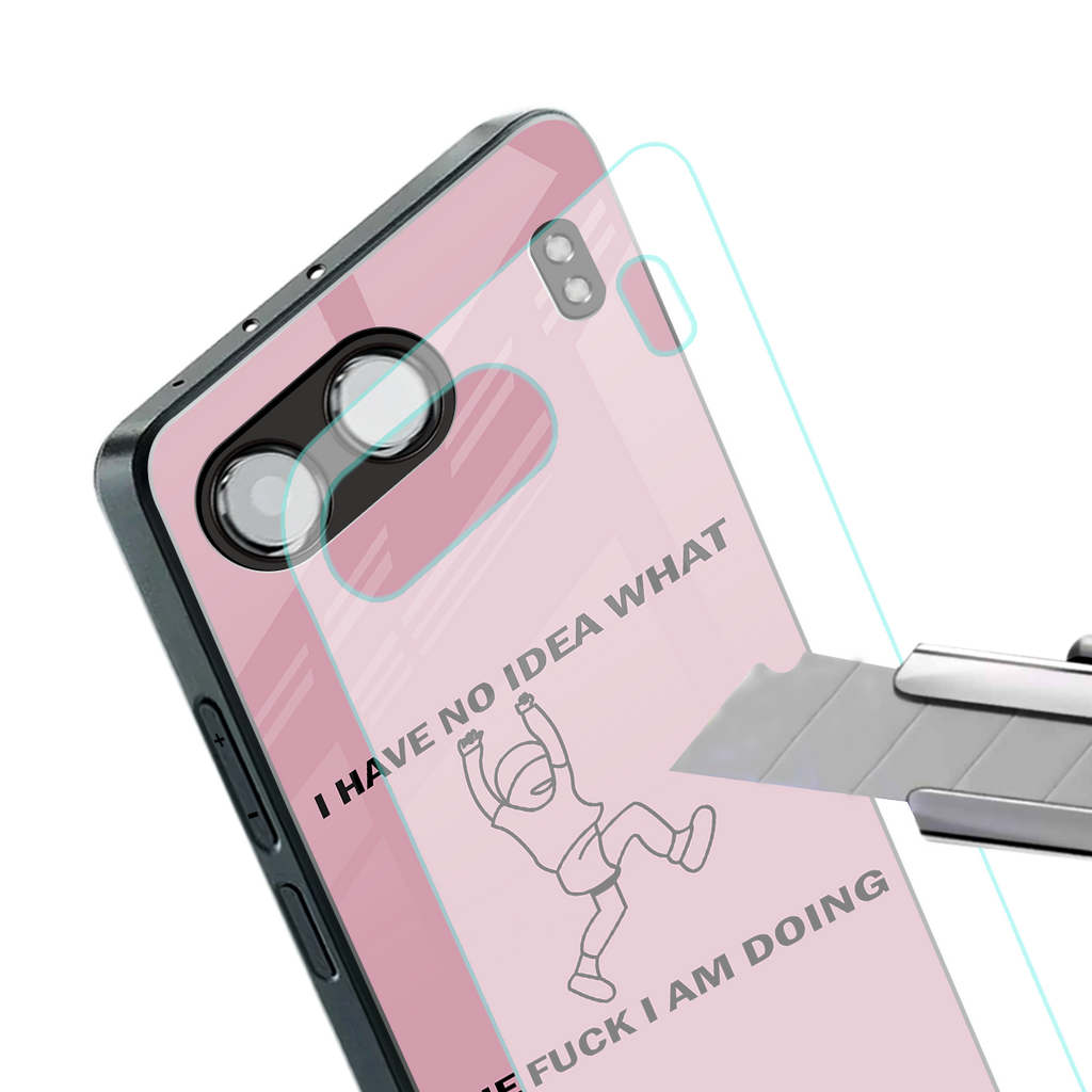i have no idea back phone cover | glass case for oneplus nord 4