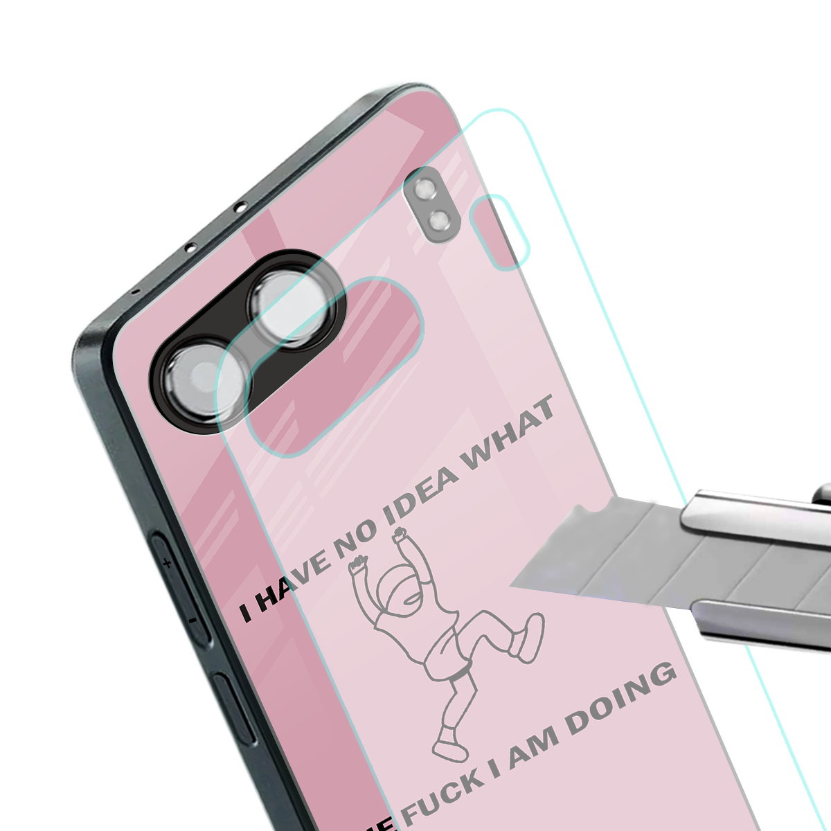 i have no idea back phone cover | glass case for oneplus nord 4