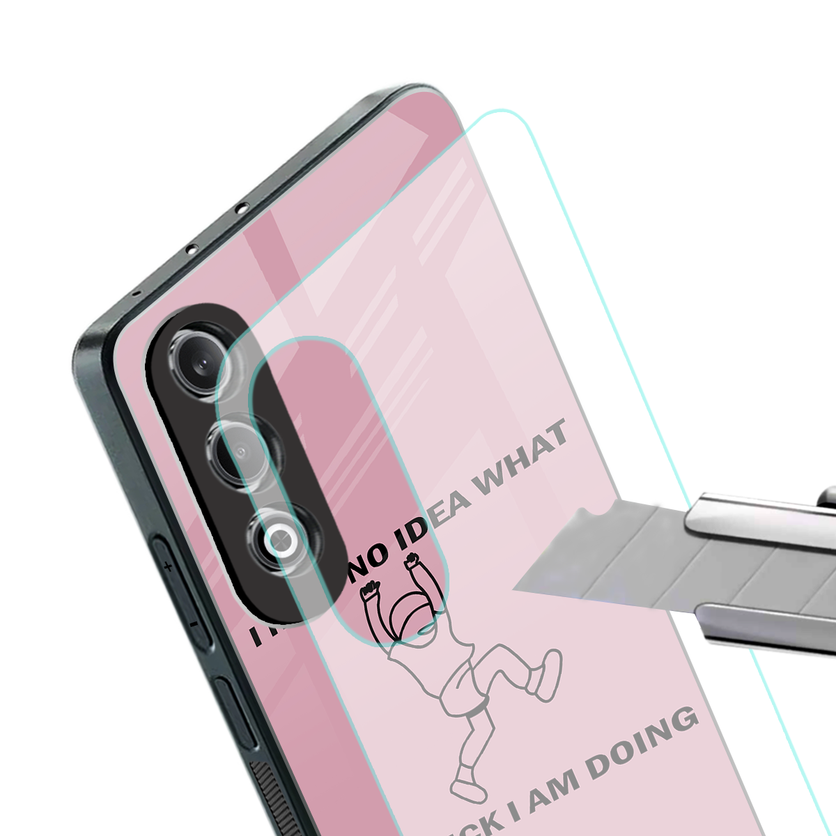 i have no idea back phone cover | glass case for oneplus nord ce 4